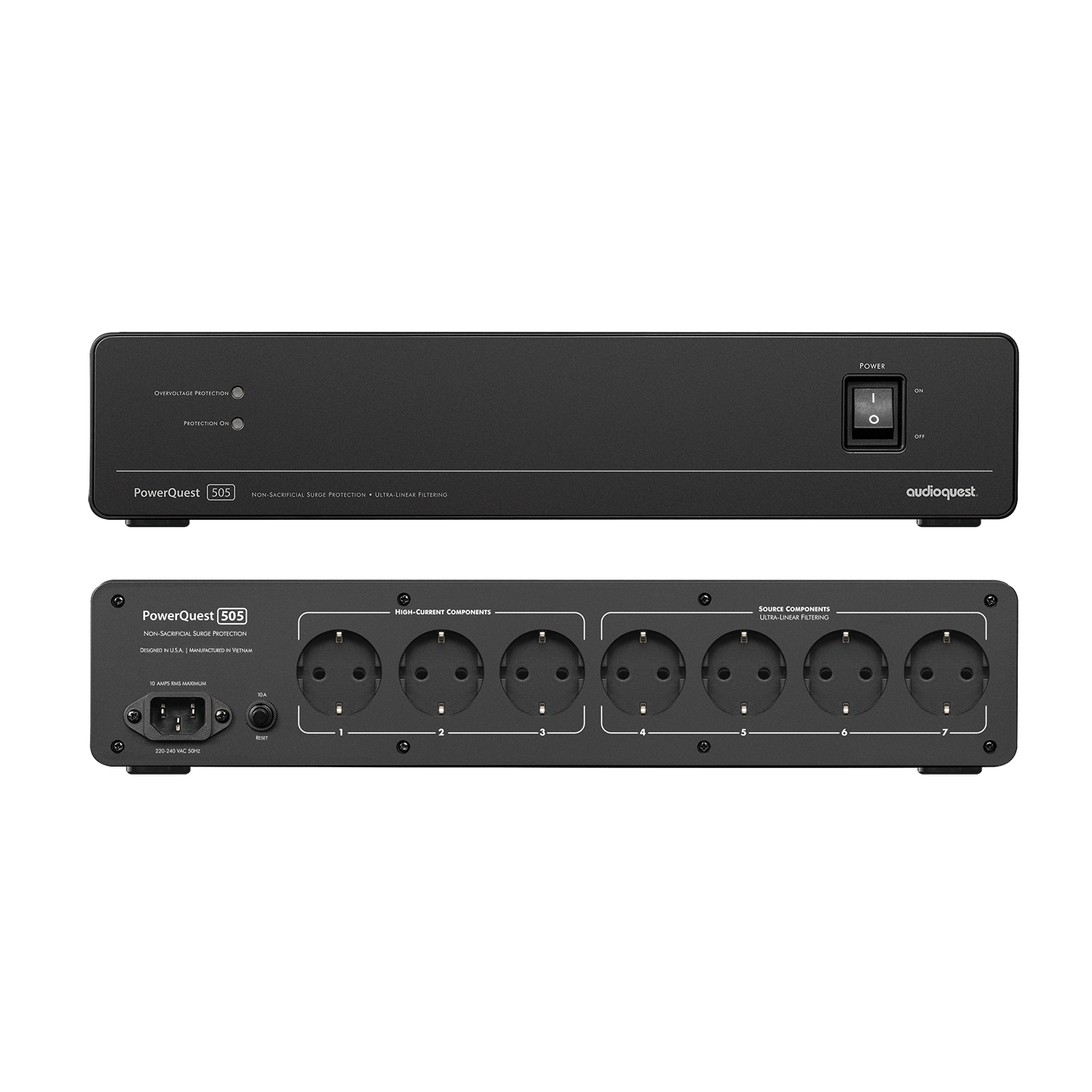 AudioQuest PowerQuest 505 strømfilter Schuko støyfilter