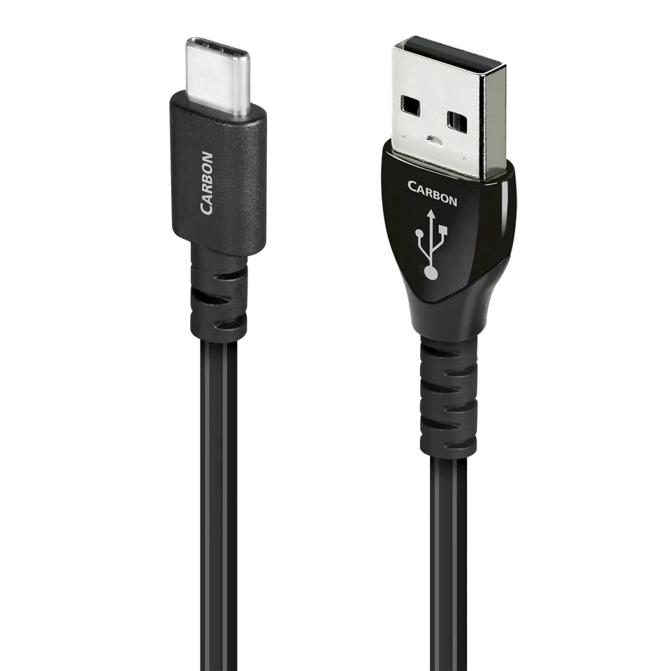 AudioQuest Carbon USB-A til USB-C kabel 5% sølv