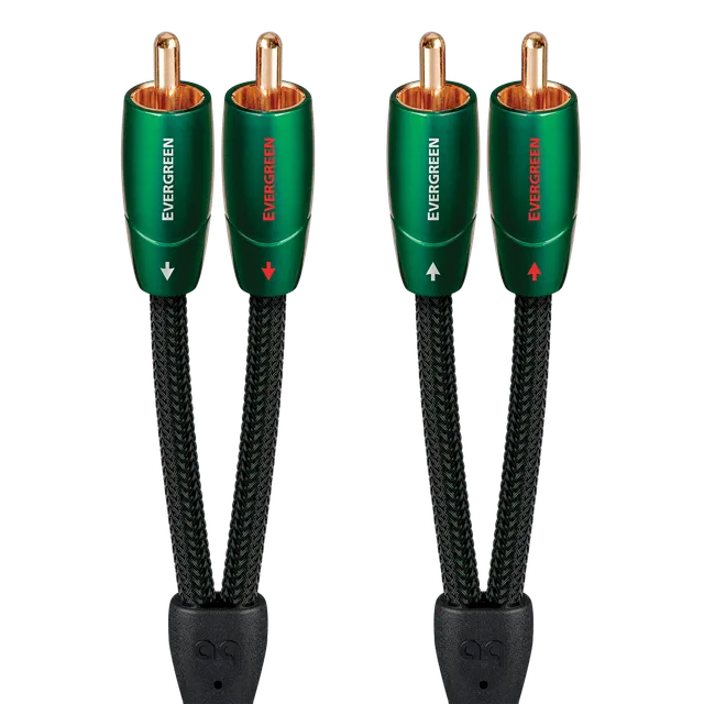 AudioQuest Evergreen RCA-kabel stereo kobber