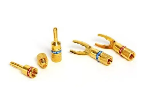 Van den Hul DIY Screw-On høyttalerkontakt banan 4-pk gull