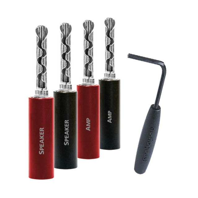 AudioQuest SureGrip 100 bananplugg berylliumkobber gull