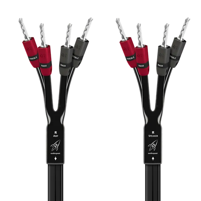 AudioQuest Rocket 22 Single-BiAmp høyttalerkabel kobber