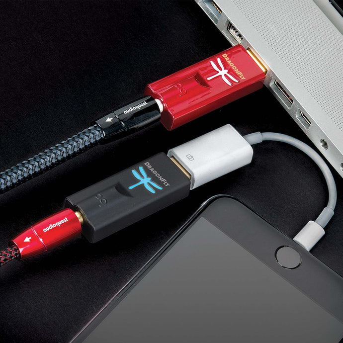 AudioQuest DragonFly Black USB DAC hodetelefon 1,2V
