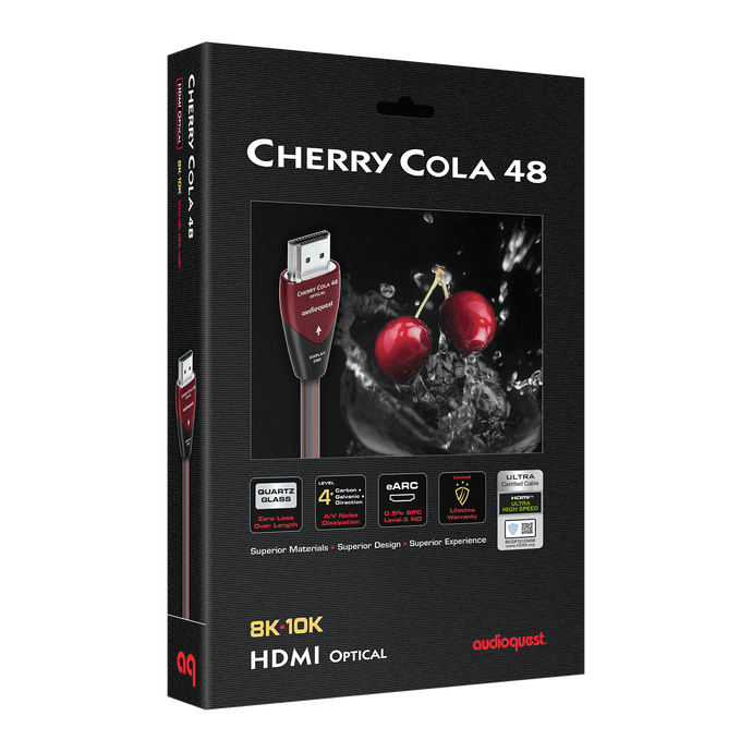 AudioQuest Cherry Cola 48 HDMI-kabel optisk 8K