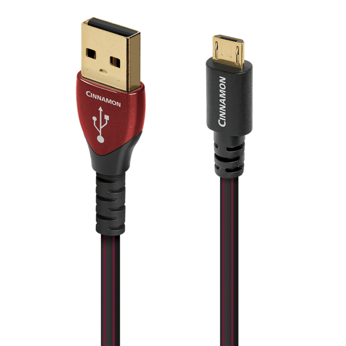 AudioQuest Cinnamon USB-A Micro-B kabel 2.0 sølv